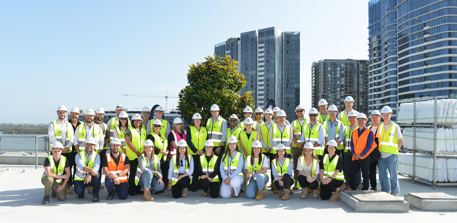 TOPPING OUT ON NEW HIGH SCHOOL AT WENTWORTH POINT Main Image